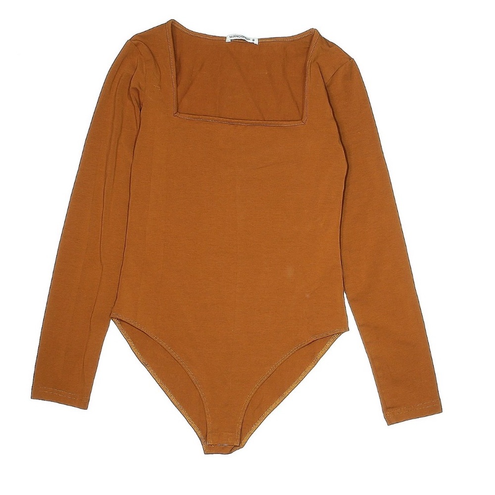 MangoPop Rust Orange Top - Square Neck